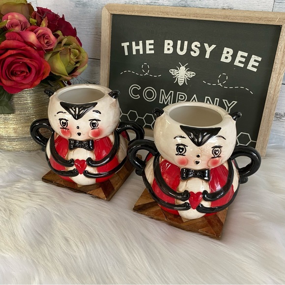 Set Of 2 Johanna Parker Home Kitchen Decor Spider Mug - Picture 2 of 9